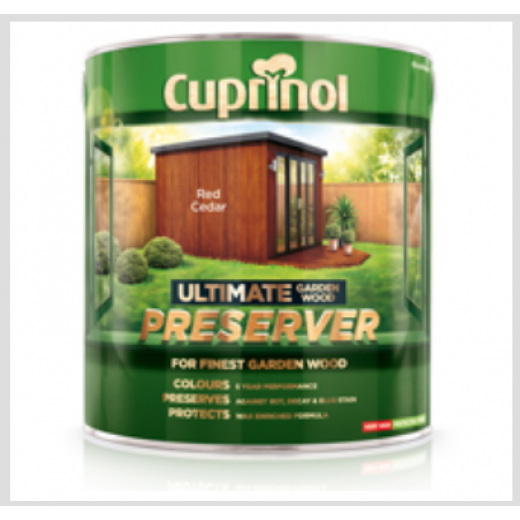 Cuprinol Ultimate Garden Wood Preserver 5ltr