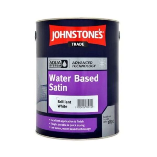 Johnstones Water Based Satin - White